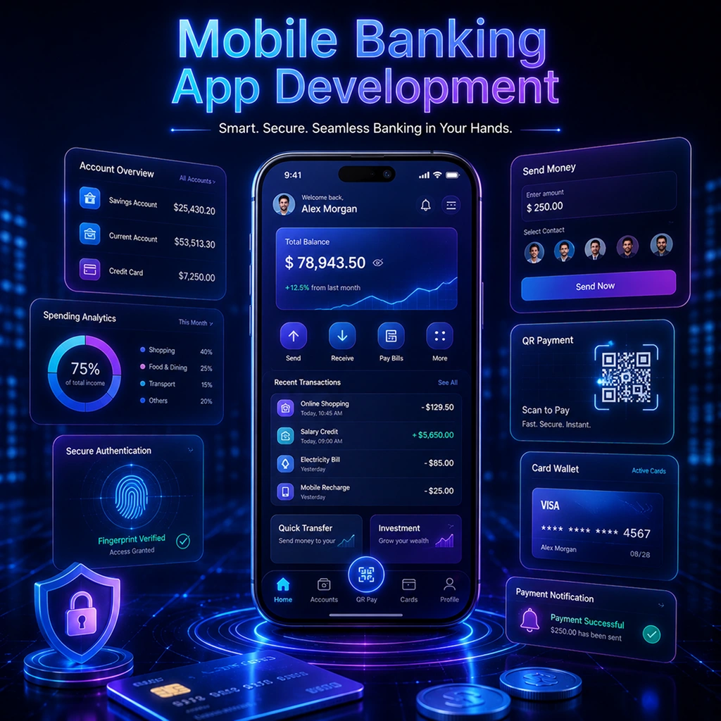 mobile banking app development solutions